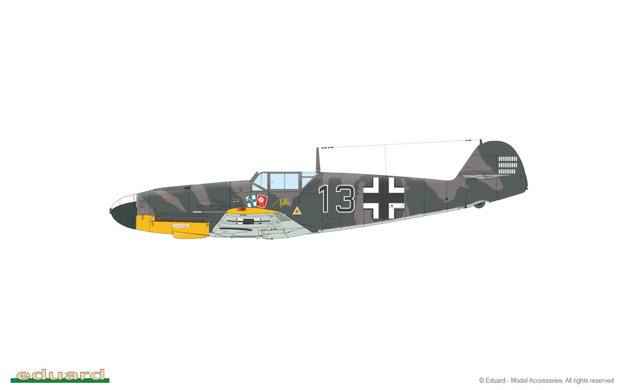 Eduard 1/72 Bf 109 F-4 Profipack Edition 70155