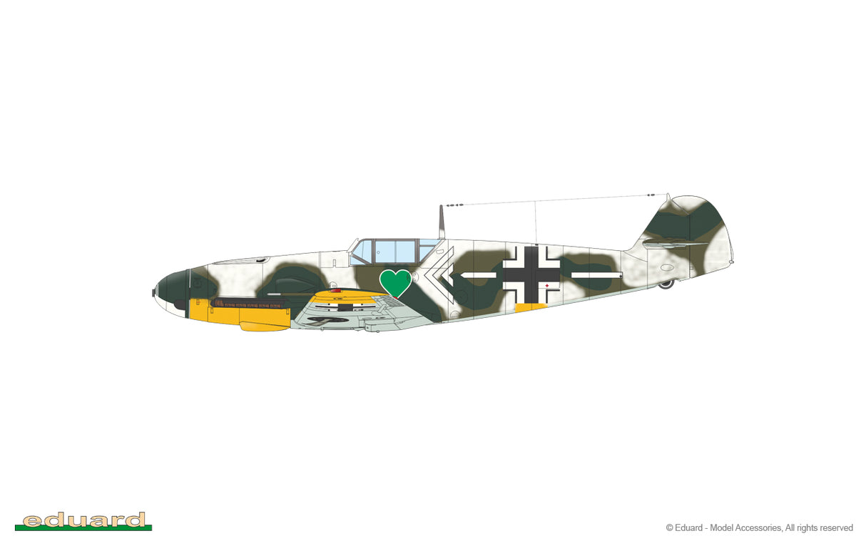 Eduard 1/72 Bf 109 F-4 Profipack Edition 70155