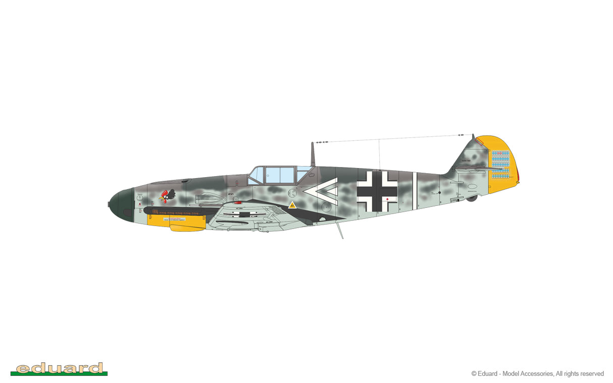 Eduard 1/72 Bf 109 F-4 Profipack Edition 70155