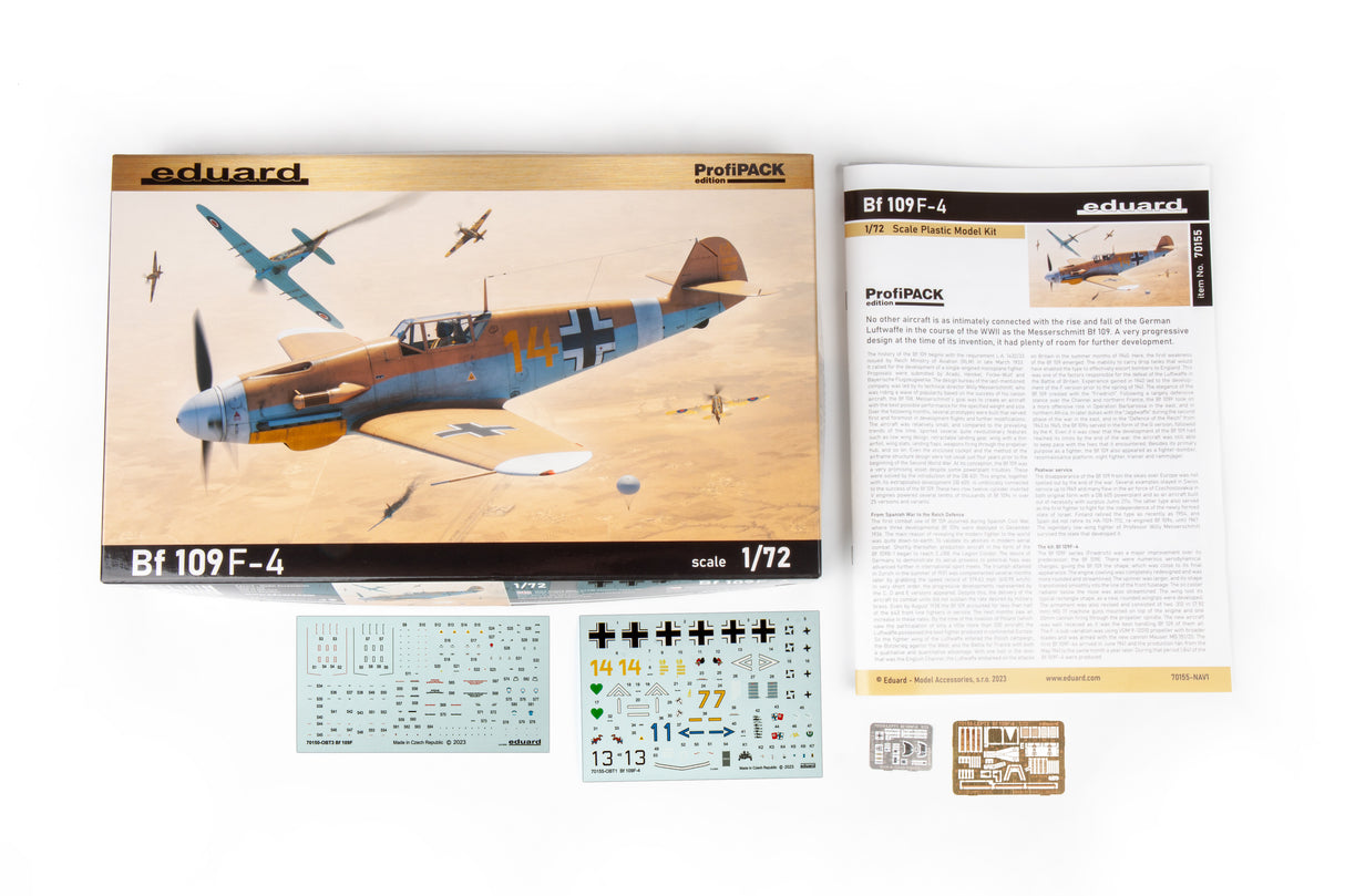 Eduard 1/72 Bf 109 F-4 Profipack Edition 70155