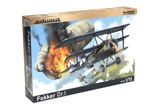 Eduard 1/72 Fokker Dr.1 kit - 7039