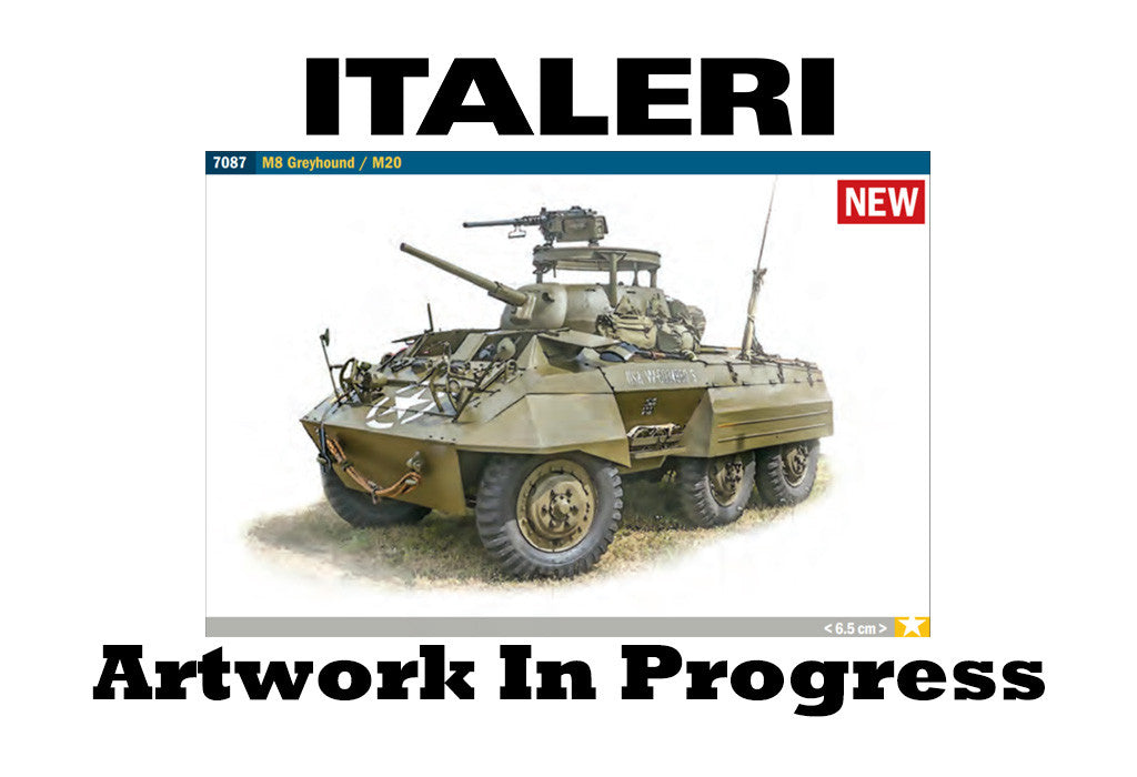 ITALERI 1/72 M8 Greyhound / M20 7087