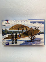 SPAD S.A.4 with Ski Gear — Amodel 1/72 Plastic Model Kit Vintage