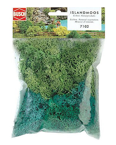 Busch 7102 Islandmoos Lichen Green
