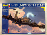 Revell Plastic aircraft kit B-17F Memphis Belle 1:48  04297 Opened but complete