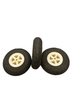 Foam Wheels with Plastic Spoke Hub 40mm x 3