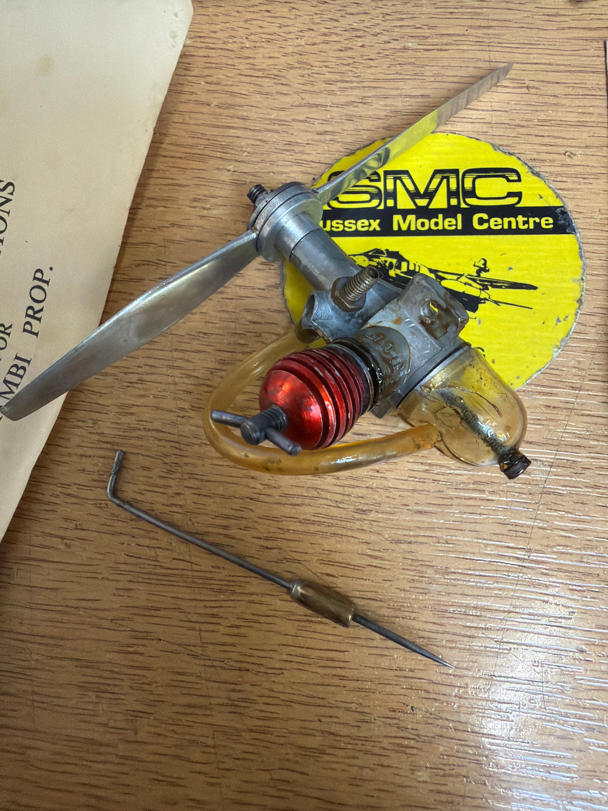 ALLBON BAMBI 0.15cc Vintage Model Engine Diesel In Box Second Hand (Box 109)