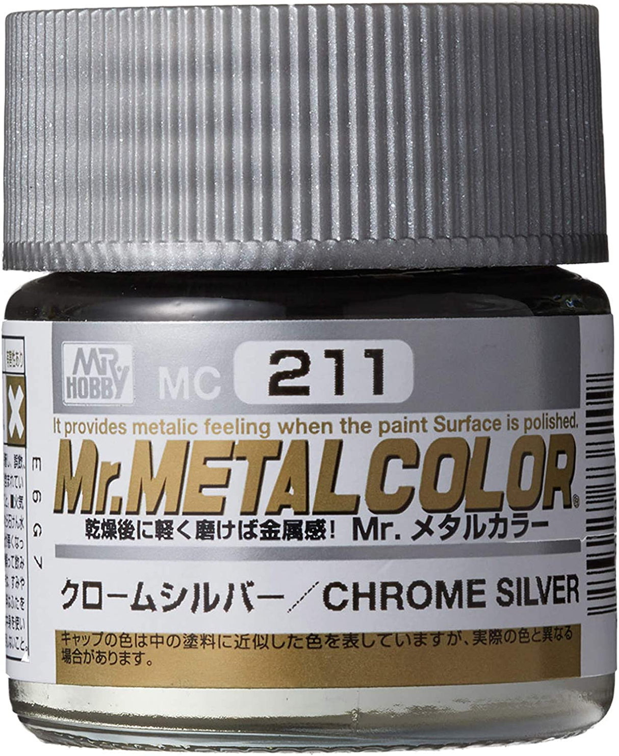 Mr Hobby Mr Metal Color Chrome Silver MC211