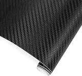 3D Carbon Fibre Vinyl Wrap Roll 30cm X 140cm —Textured 3D Effect