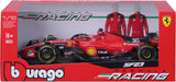 Burago 1/18 Ferrari Racing SF.23 Diecast Model -C.Leclerc