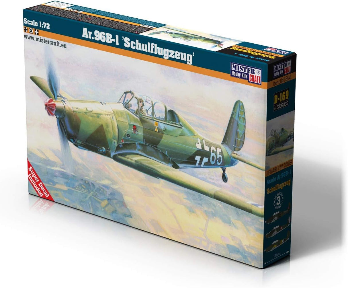 MisterCraft 1:72 Ar.96-B1 Schulfugzeug kit MCD169