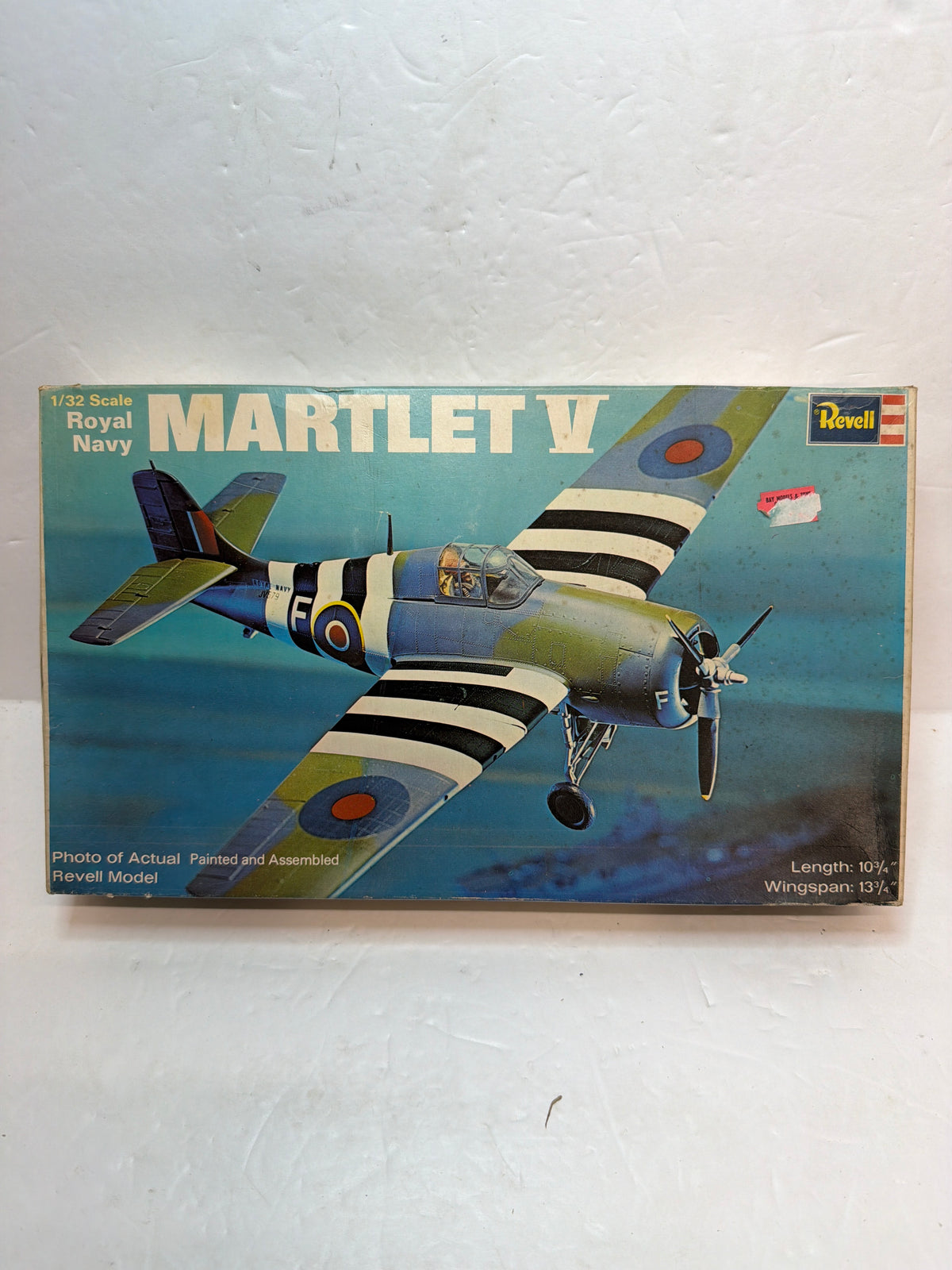 Grumman Martlet V Royal Navy — Revell 1/32 Plastic model Kit Vintage