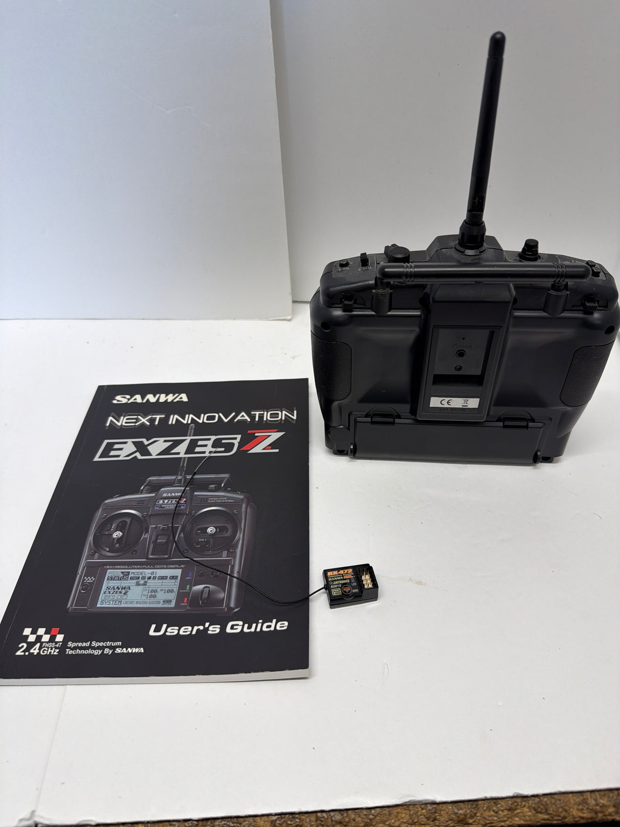 SANWA EXZES ZZ Stick Radio Set with RX- 472 AS NEW NO BOX