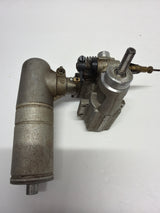 Second Hand Aircraft/ Heli Engine 2-stroke Super Tigre G34 H with Silencer (Box 62)