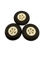 Foam Wheels with Plastic Spoke Hub 40mm x 3