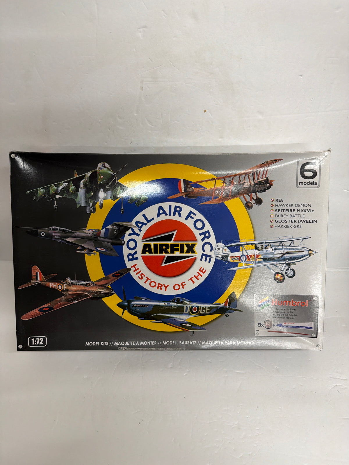 Airfix Plastic Model Kit Royal Air Force Collection 1/72 no paints and glue