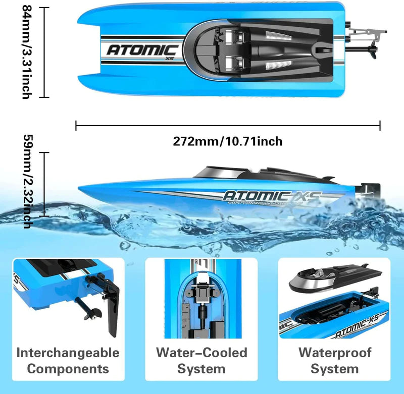 Atomic top rc boat