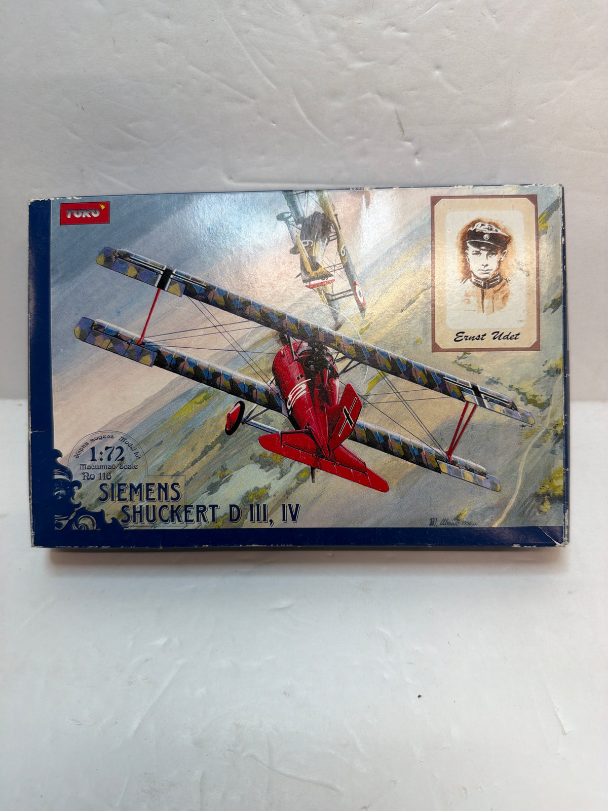 Toko Siemens-Schuckert D.III/D.IV 1/72 116 Plastic Model Kit Vintage extra decals and missing decals