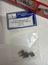 Airfix Plastic Model Kit Supermarine Spitfire PR.XIX 1/72 and extra camera