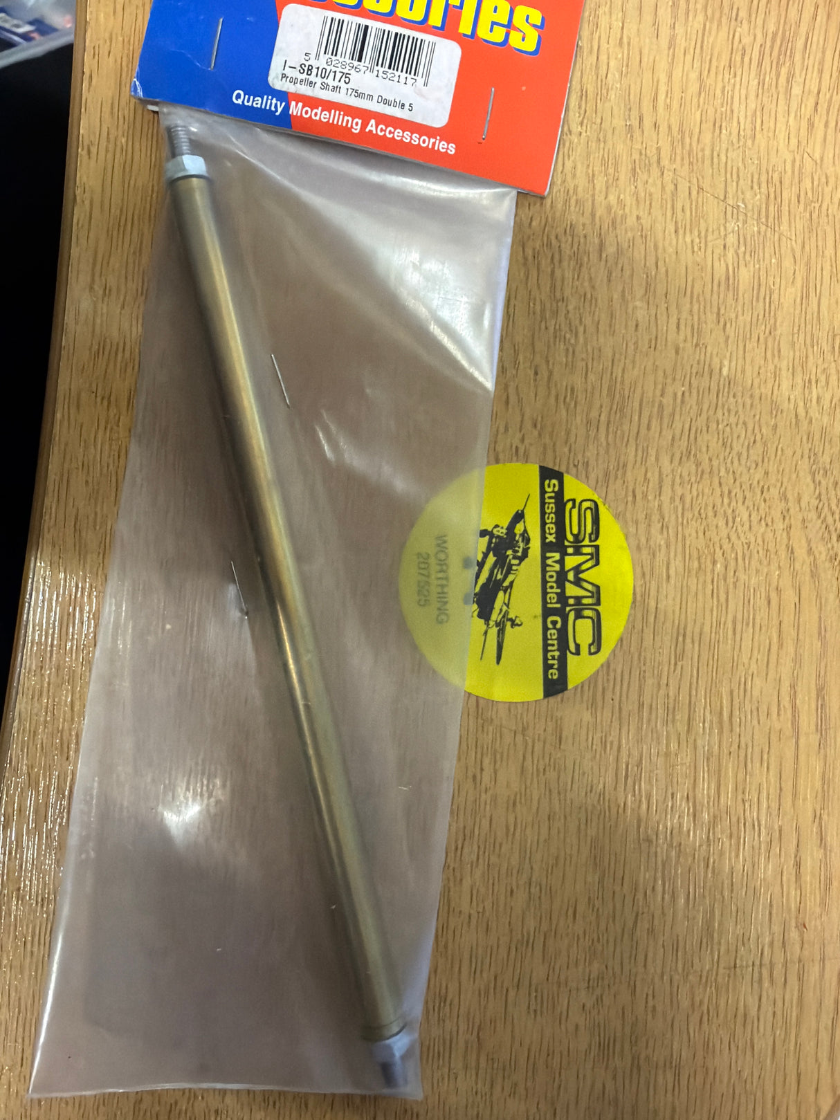 Boat Propeller Shaft 175mm Double 5mm Thread Each End