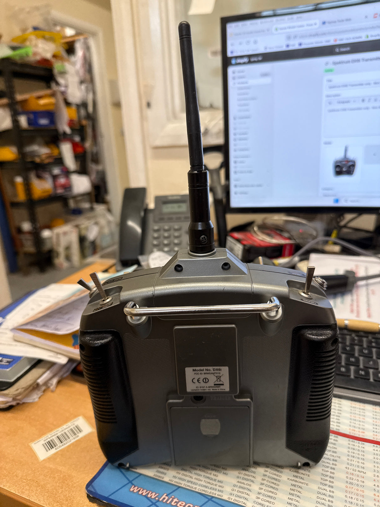 Spektrum DX6i Transmitter only - Non Working for parts/spares - SECOND HAND