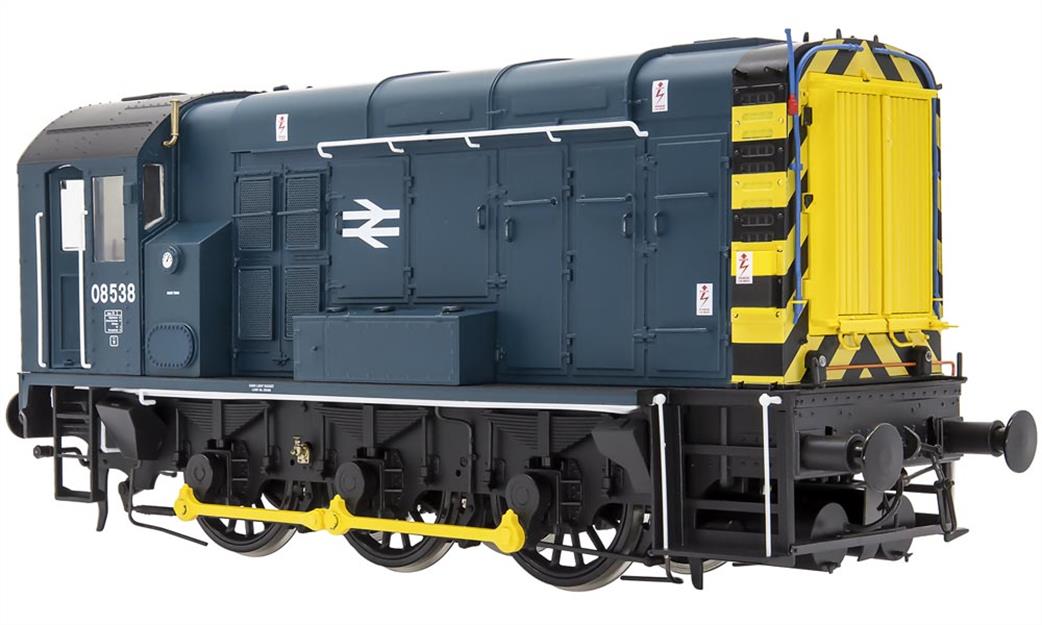 Class  08  08538 BR Blue Wasp Stripes DCC & Sound