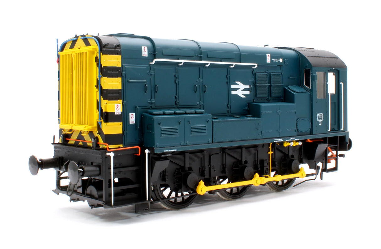 Class  08 BR Blue Wasp Stripes Unnumbered DCC