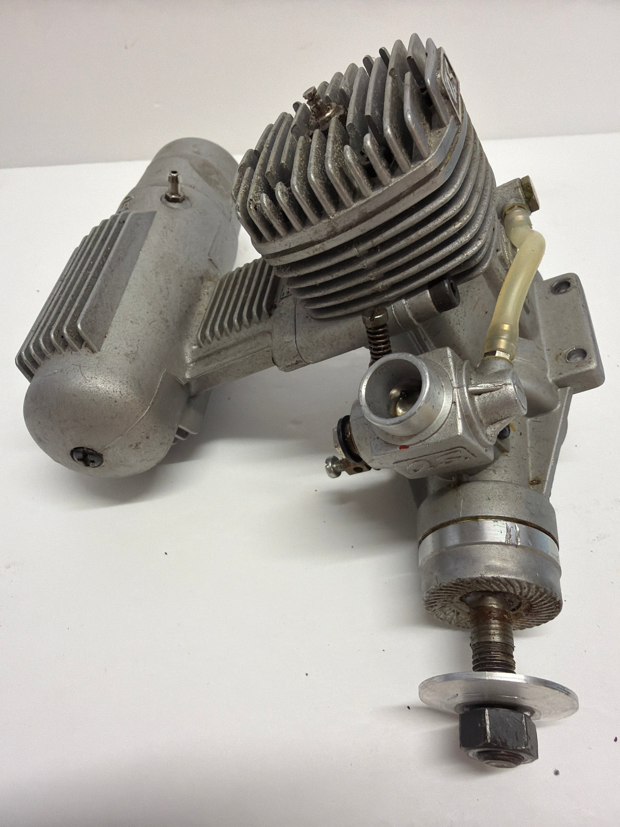 Second Hand Aircraft Engine 2-stroke OS 61 FX with silincer little use (Box 62)