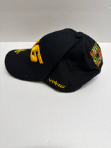 VALENTINO ROSSI VR 46 (in Yellow & orange)  Baseball Cap Black Team Logo the Doctor (second hand)