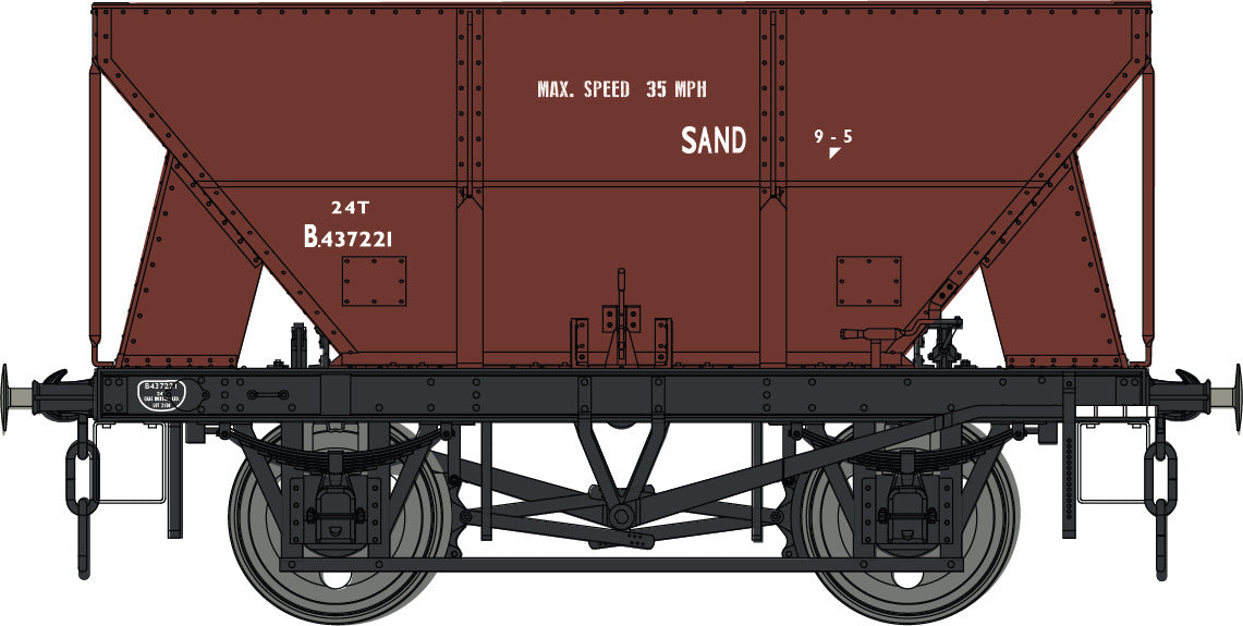 24T Steel Hopper Bauxite  B437221 Sand Max Speed 35