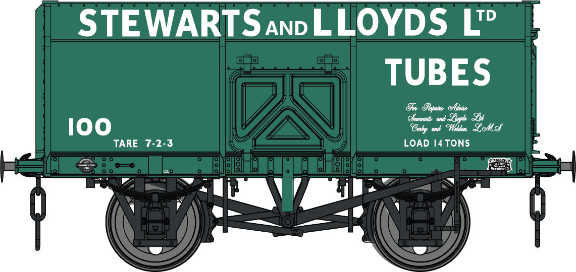 14T Slope Sided Mineral Green 100 Stewarts & Lloyds