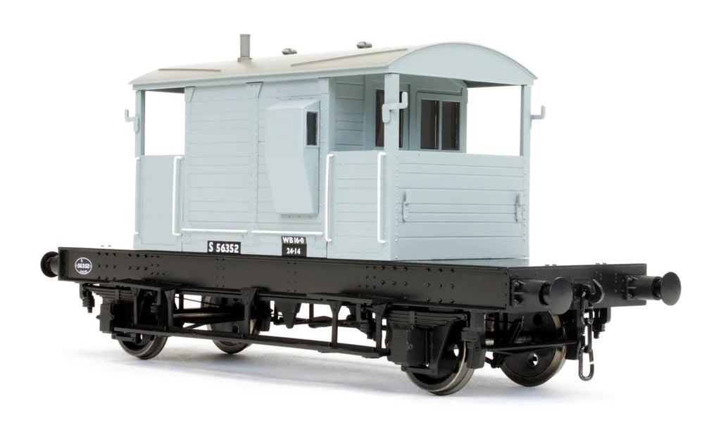 Brake Van BR Grey Uneven Plank S56352