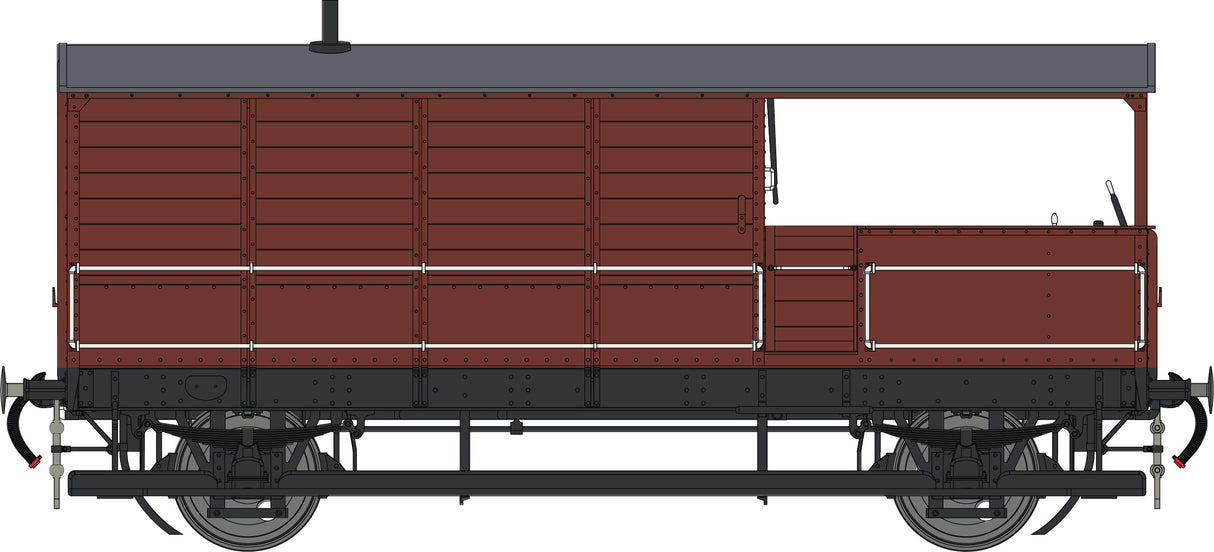 GWR Toad Brake Van Bauxite Unnumbered  Diagram AA21