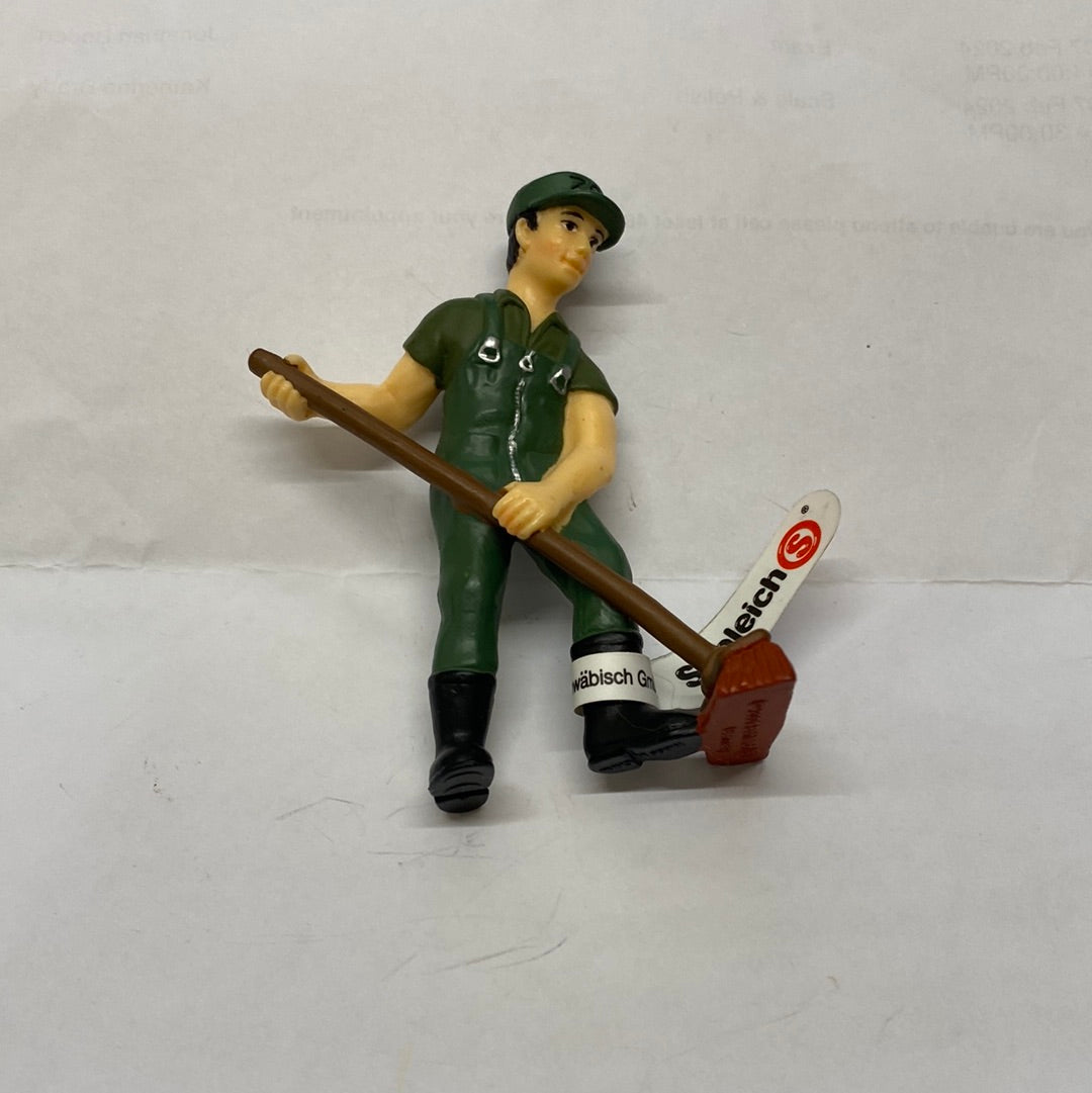 Scenic Accessories - Figure - Zoo Workman with broom (G-Scale/LGB) Schleich