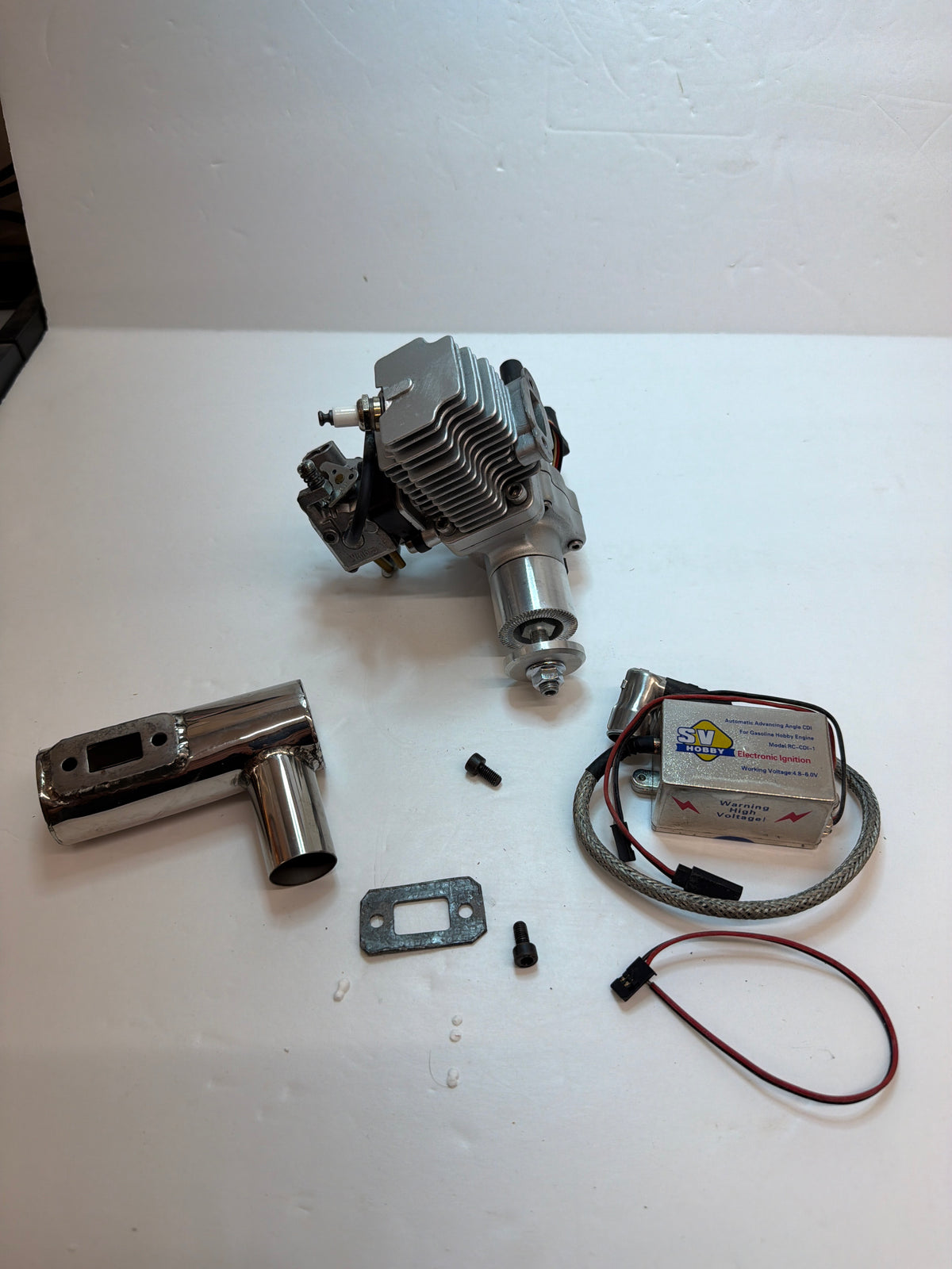 SV -1Sin7cc Gagsoline Slingle Cylinder Side Exhaust 2-Stroke Petrol Engine