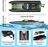 VOLANTEX RC Atomic XS Remote Control RC Boat comes with 2 batteries - Black