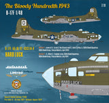 Eduard 1/48 B-17F the Bloody Hunath 1943 kit 11183