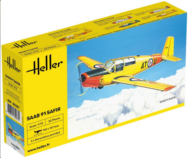 Heller 1/72 SAFIR 91 80287 Kit