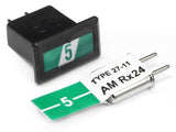 Vintage 27mhz AM Crystals - Pairs (Tx/Rx) Green