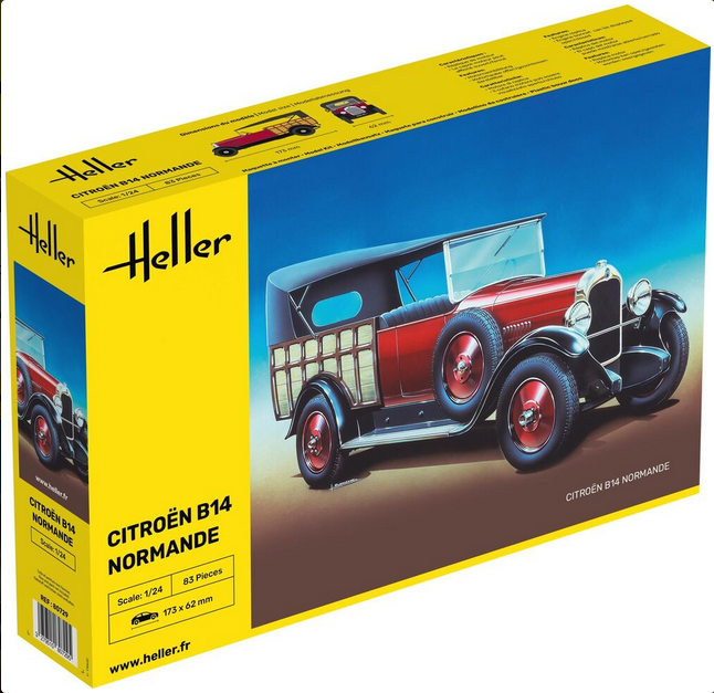 Copy of Heller 1/24 Citroen B14 Normande 80729 Kit