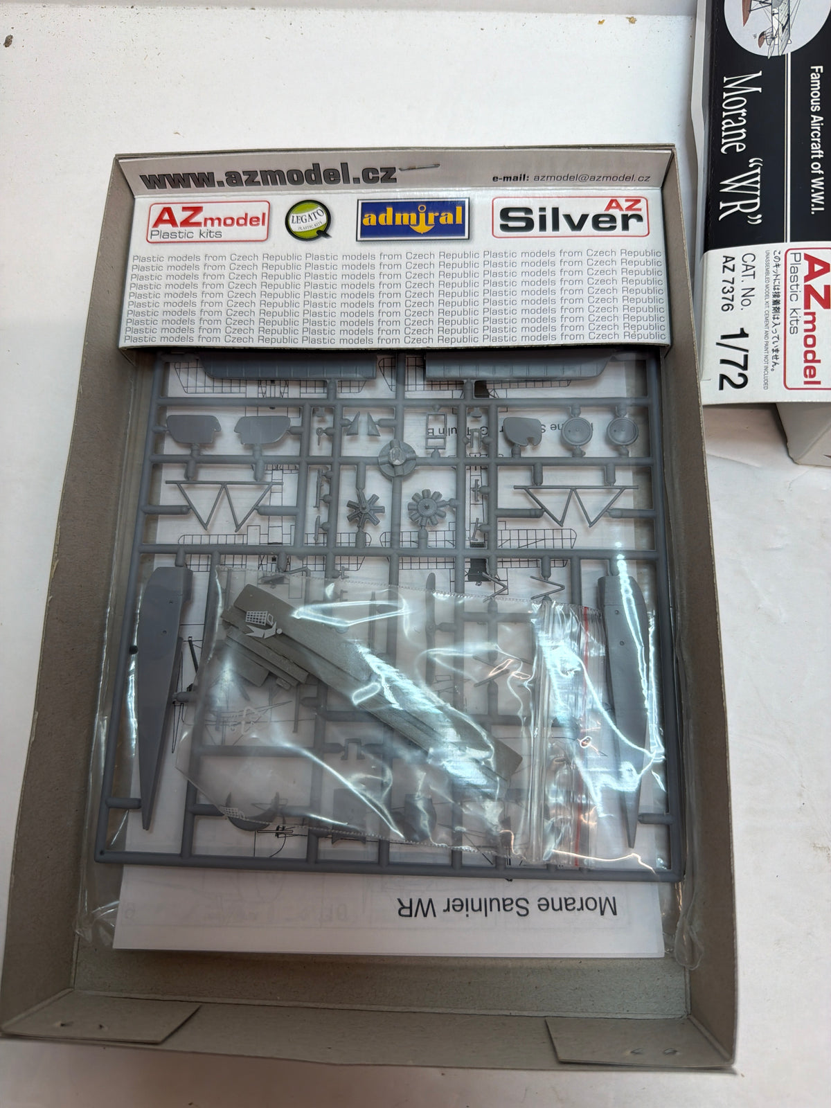 Morane WR Floatplane — AZ Model 1/72 Plastic model Kit Vintage