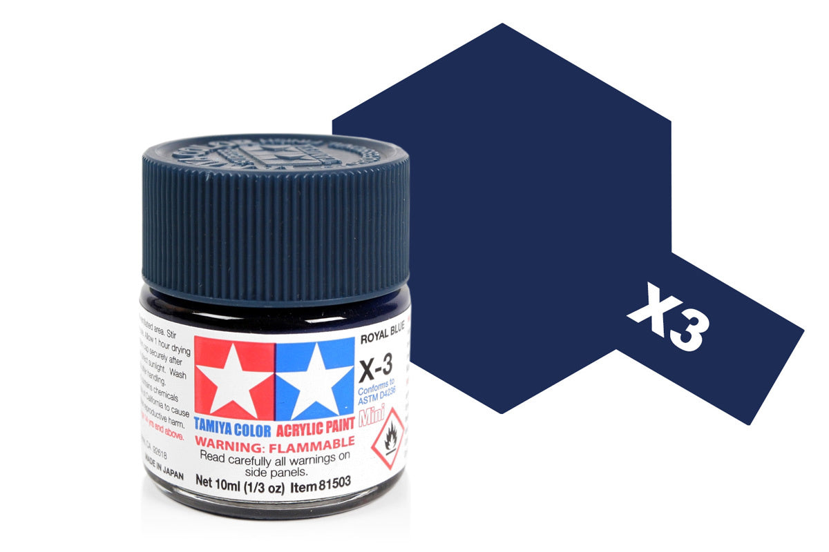 Tamiya X-3 Royal Blue 81503