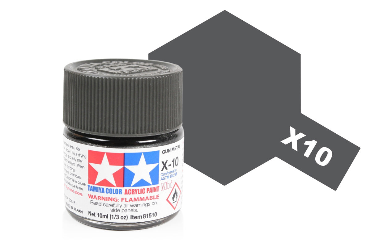 Tamiya X-10 Gun Metal 81510