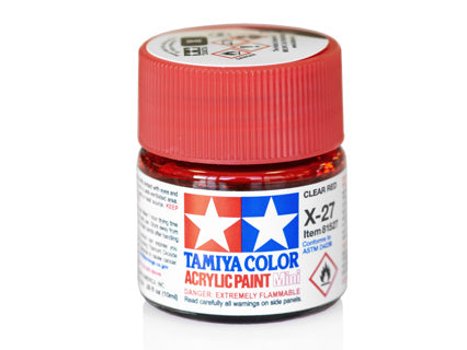 Tamiya X-27 Clear Red 81527