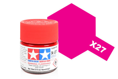Tamiya X-27 Clear Red 81527