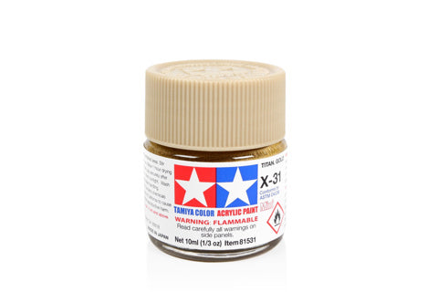 Tamiya X-31 Titanium Gold 81531