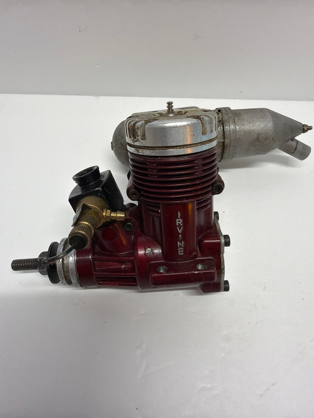 Second Hand Aircraft Engine 2-stroke Irvine 40 With Silencer (Box 62)