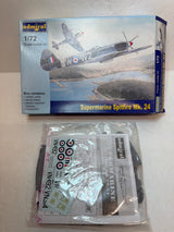 Admiral Supermarine Spitfire Mk.24 1/72 ADM7203 Plastic Model Kit Vintage