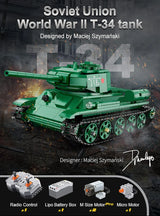 CADA 1/35 Double EAGLE T34 RC Tank Brick Kit C61072W