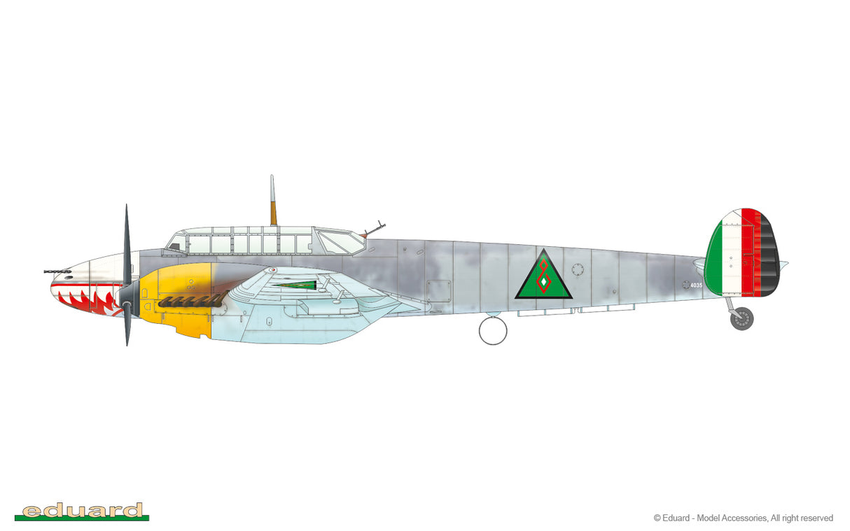 Eduard 1/48 Bf 110E Profipack Edition 8203